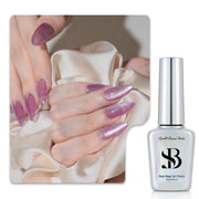 One-Step Gel Polish 3-in-1 Cat Eye 12ml｜No Base or Top Coat Needed｜UV Light Recommended｜Easy Removal (#505 Berry Crush)