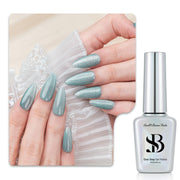 One-Step Gel Polish 3-in-1 Cat Eye 12ml｜No Base or Top Coat Needed｜UV Light Recommended｜Easy Removal (#586 Misty Lake)