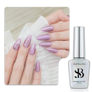 One-Step Gel Polish 3-in-1 Cat Eye 12ml｜No Base or Top Coat Needed｜UV Light Recommended｜Easy Removal (#722 Sugar Prism)