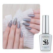 One-Step Gel Polish 3-in-1 Cat Eye 12ml｜No Base or Top Coat Needed｜UV Light Recommended｜Easy Removal (#730 Steel Teal)