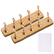 Magnetic Nail Tips Stand -Nail Practice Holders,Nail Stands for Painting Nails for Homes&Salons