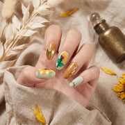 Handmade Sunflower Press-On Nails #022