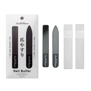 Glass Nail File Nano Nail Buffers Crystal Shine Polisher Professional Manicure Tools Kit with Box 2Pcs Set