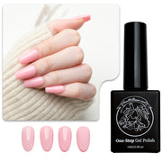 One-Step Gel Polish 3-in-1 | No Base or Top Coat Needed No Sanding UV/LED Compatible Easy Removal 15ml (#11 Cherry Blossom Dream)