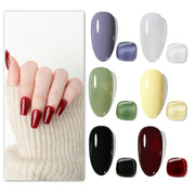 One-Step Gel Polish 3-in-1 No Base or Top Coat Needed No Buffing UV/LED Compatible Easy Removal 6 Bottles (17+20+27+32+39+42)