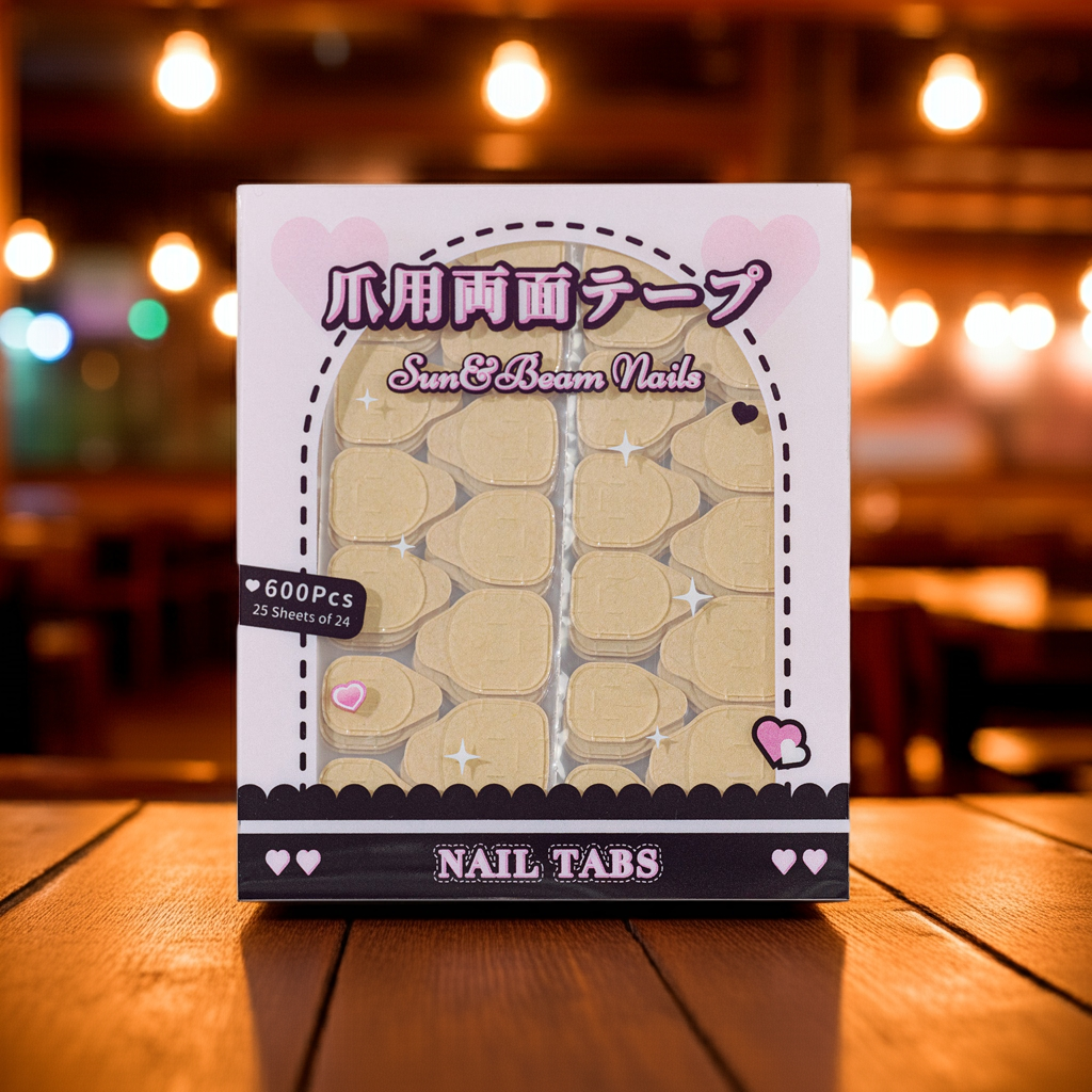 Jelly Nail Tabs – Ultra-Thin, Strong Hold, Easy to Use (600pcs)